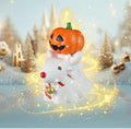 UHIWALKER Christmas Reindeer Figurine Pumpkin Home Garden Decor 0.88lb by Deal US