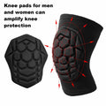 Lightweight Knee Pads with Sponge Padding for Sports, Black, Size M by Deal US