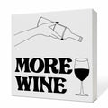 Bar Desk Decor Wooden Box Sign Wine Lover Gifts Home Kitchen Dining Room by Deal US
