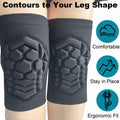 Lightweight Knee Pads with Sponge Padding for Sports, Black, Size M by Deal US