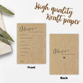 Praft Paper Baby Shower Game Cards 30 Pcs Double-Sided Fill In A06 by Deal US