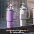 CXLL Silicone Straw Covers Flower Caps for Stanley Tumbler 30&40oz 3pcs by Deal US