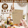 Praft Paper Baby Shower Game Cards 30 Pcs Double-Sided Fill In A06 by Deal US