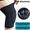 Lightweight Knee Pads with Sponge Padding for Sports, Black, Size M by Deal US