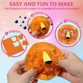 Pom Pom Craft Kit DIY Plush Animal Art Project Kids Ages 6-9 by Deal US