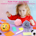 Pom Pom Craft Kit DIY Plush Animal Art Project Kids Ages 6-9 by Deal US