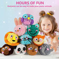 Pom Pom Craft Kit DIY Plush Animal Art Project Kids Ages 6-9 by Deal US