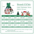 Cichic Girls Santa Christmas Dress Sleeveless Green Size 2T 3T by Deal US