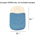 YCHWFF Muslin Baby Lounger Cover 2 Pack Organic Cotton Removable Slipcover by Deal US