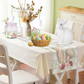Watercolour Linen Easter Table Runner Spring Holiday Decor 13x72 Inch by Deal US
