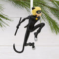 Hallmark Miraculous Cat Noir Christmas Ornament 2024 Black Bodysuit Mask by Deal US
