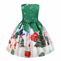 Cichic Girls Santa Christmas Dress Sleeveless Green Size 2T 3T by Deal US