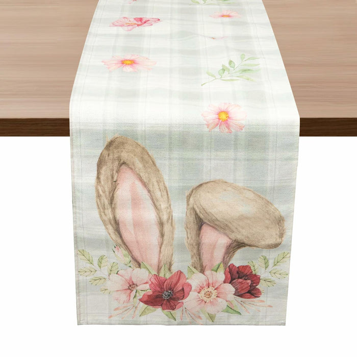 Watercolour Linen Easter Table Runner Spring Holiday Decor 13x72 Inch by Deal US