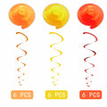 36 PCS Thanksgiving Hanging Swirls Ceiling Streamers Turkey Pumpkin Leaves by Deal US