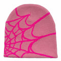 YUERFEILA Women Graphic Skull Beanie MEA Culpa Pink Red Acrylic by Deal US