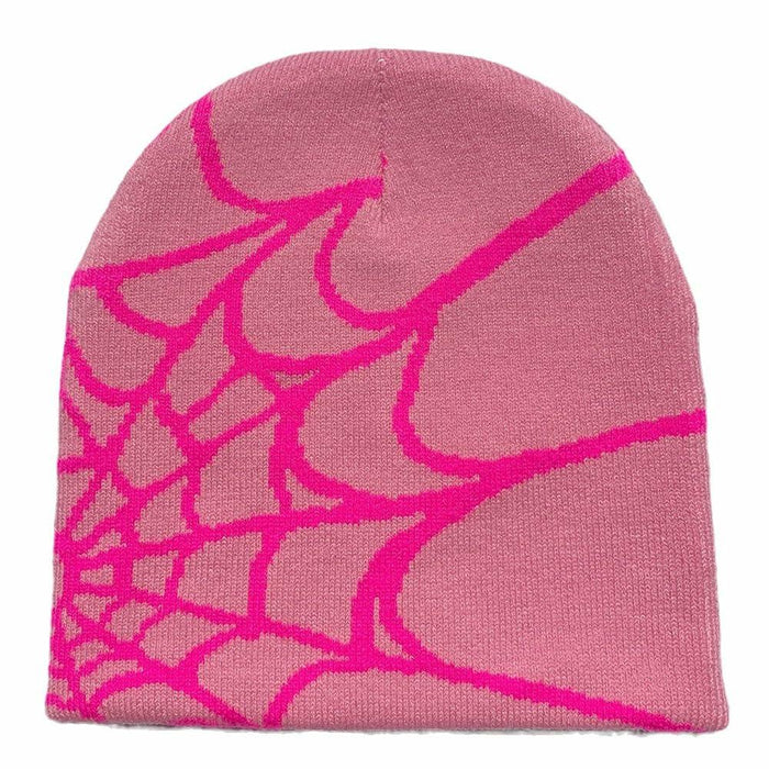 YUERFEILA Women Graphic Skull Beanie MEA Culpa Pink Red Acrylic by Deal US