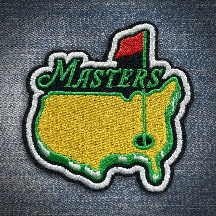 Golf Master Embroidered Patch Iron On Sew On 3 Inch for Caps Bags Hats by Deal US