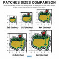 Golf Master Embroidered Patch Iron On Sew On 3 Inch for Caps Bags Hats by Deal US