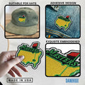 Golf Master Embroidered Patch Iron On Sew On 3 Inch for Caps Bags Hats by Deal US