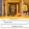 ROADAYLY 65.6FT 180 LED Halloween Fairy Lights Orange Purple Green Wire by Deal US