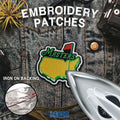 Golf Master Embroidered Patch Iron On Sew On 3 Inch for Caps Bags Hats by Deal US