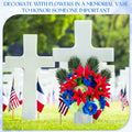 Riceshoot Artificial Memorial Red Lily Bouquet for Gravesite, Single Stem by Deal US