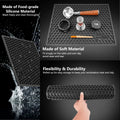IKAPE Coffee Maker Drying Mat Multi-functional Water Filter Black 15.75x11.81in by Deal US
