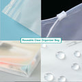PIYIENR Clear Makeup Bag Set 5 Pcs Large PVC Waterproof Transparent Organizer by Deal US
