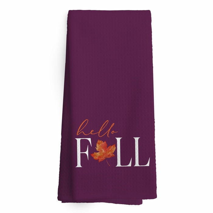 Voatok Fall Decor Towels Kitchen Bathroom Light Yellow by Deal US