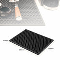 IKAPE Coffee Maker Drying Mat Multi-functional Water Filter Black 15.75x11.81in by Deal US
