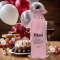 Mimi Wine Gift Bag Grandma Gifts Pink Birthday Mother's Day by Deal US