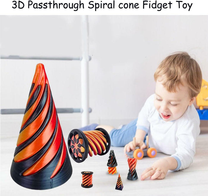 Fidget Toy Stress Relief Hand Spinner Finger Toy for Anxiety & Focus by Deal US