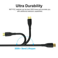 Jorenca HDMI 2.0 Cable 6ft Ultra High Speed 4K@60Hz Gold Plated Connector by Deal US