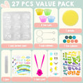 Klever Kits Easter Animal Egg Dye Kit 27 PCS Mermaid Dinosaur Unicorn by Deal US