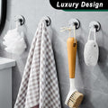 LECHI Stainless Steel Suction Cup Hook Waterproof No Drill Silver 1pc by Deal US