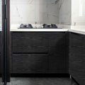 LOVADA Peel and Stick Black Wood Wallpaper 17.5x100 Inch Self Adhesive by Deal US