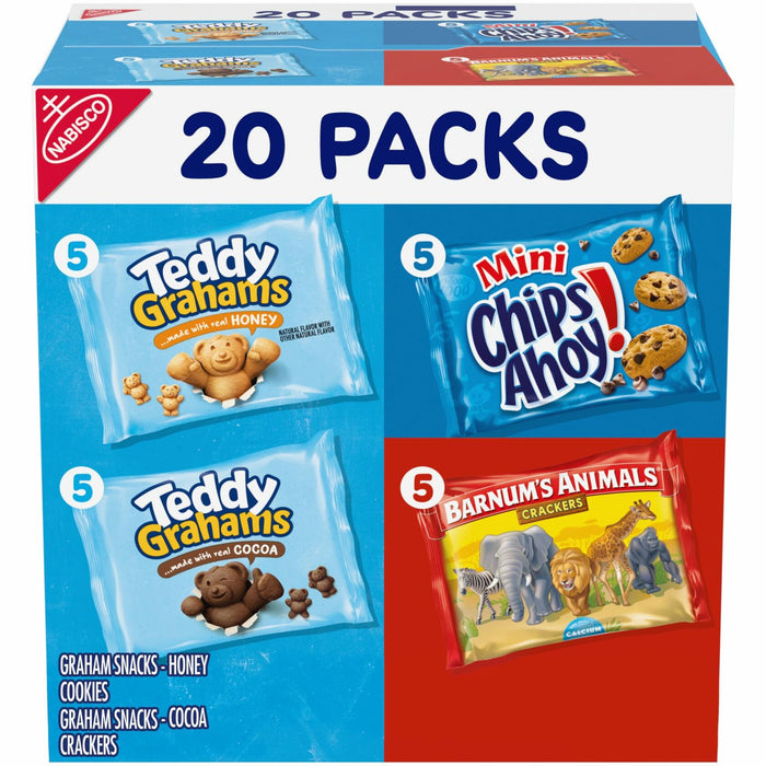 BestBy05/25 Nabisco Fun Shapes Variety Pack Cookies 20 Snack Packs Animal by Deal US