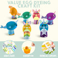 Klever Kits Easter Animal Egg Dye Kit 27 PCS Mermaid Dinosaur Unicorn by Deal US