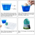 Klever Kits Easter Animal Egg Dye Kit 27 PCS Mermaid Dinosaur Unicorn by Deal US