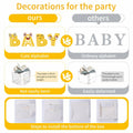 Onteftshop Baby Boxes with Letters 4 Clear White Blocks Baby Shower by Deal US