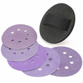 Sbestily 6" Hook & Loop Sanding Disc with Hand Pad for Metal Wood by Deal US