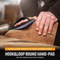 Sbestily 6" Hook & Loop Sanding Disc with Hand Pad for Metal Wood by Deal US