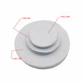 White Fiber Circular Tableware Storage Protective Cotton Pad Anti-Collision by Deal US