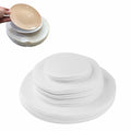 White Fiber Circular Tableware Storage Protective Cotton Pad Anti-Collision by Deal US