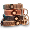 Premium Dog Collar by Blue Small Feathered Rose by Deal US