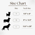 Premium Dog Collar by Blue Small Feathered Rose by Deal US