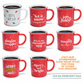 Naughty Christmas Coffee Mug 11oz Holiday Style Ceramic Cup by Deal US