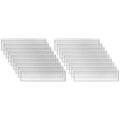 ccHuDE 48 Pcs Self Adhesive Clear Label Holders Shelf Tag Pockets by Deal US