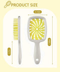 Detangler Brush Anti-Breakage Vented Bristle Mini Travel Lemon Hair Care by Deal US