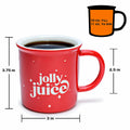 Naughty Christmas Coffee Mug 11oz Holiday Style Ceramic Cup by Deal US